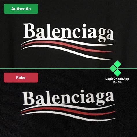 balenciaga logo shirt fake